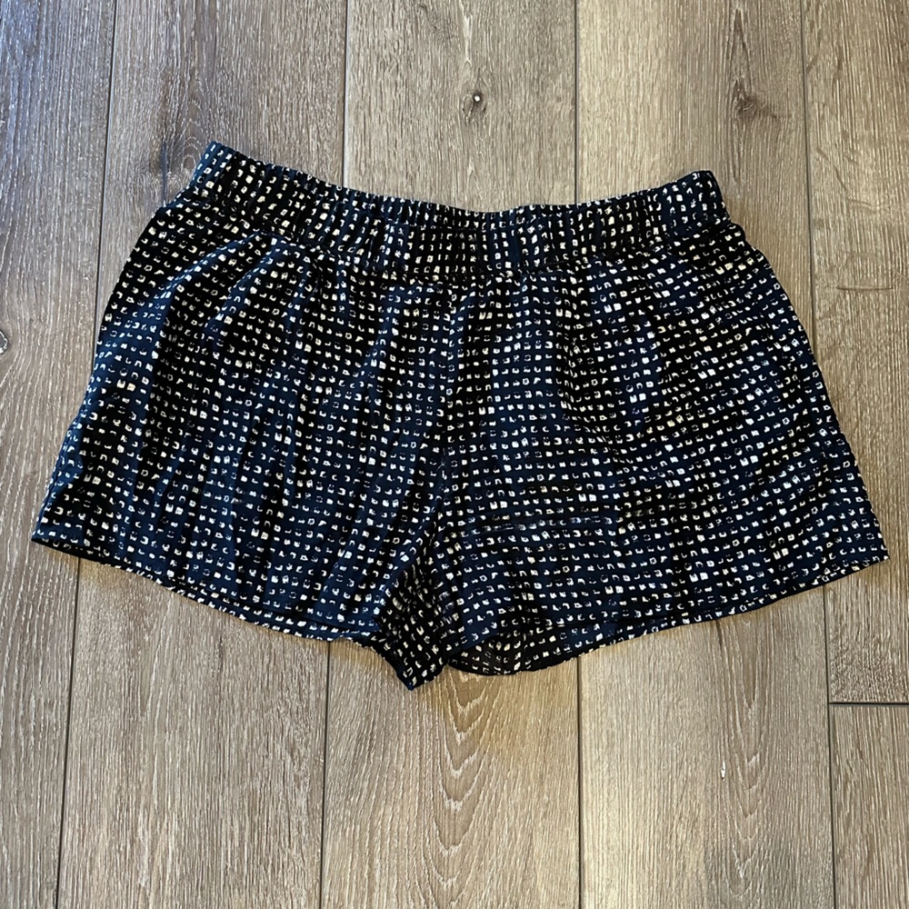 Women’s Joie Silk Black Polka Dot Shorts - L